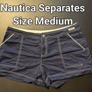 Nautica Navy Blue Athletic Shorts
